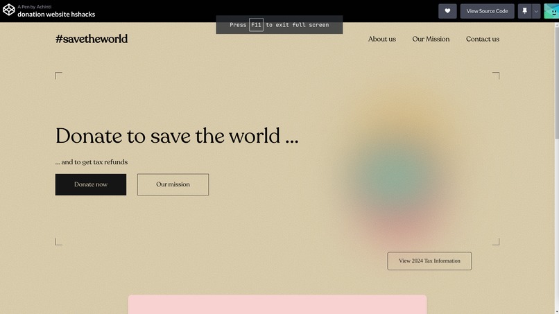 Donate to save the world.. – screenshot 1