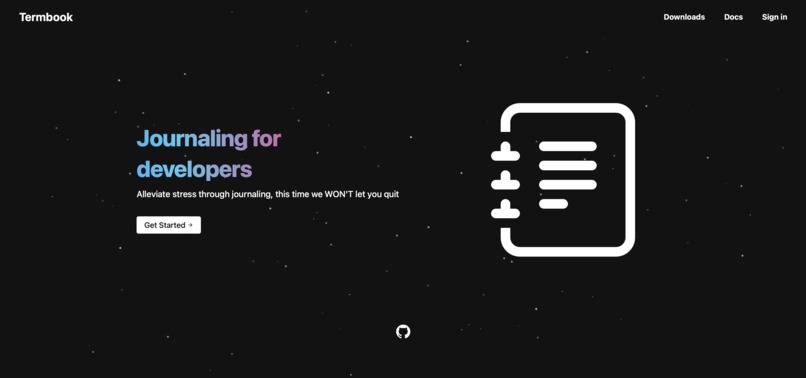 Termbook – screenshot 1