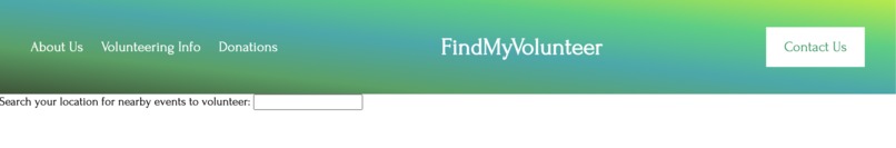 FindMyVolunteer – screenshot 3