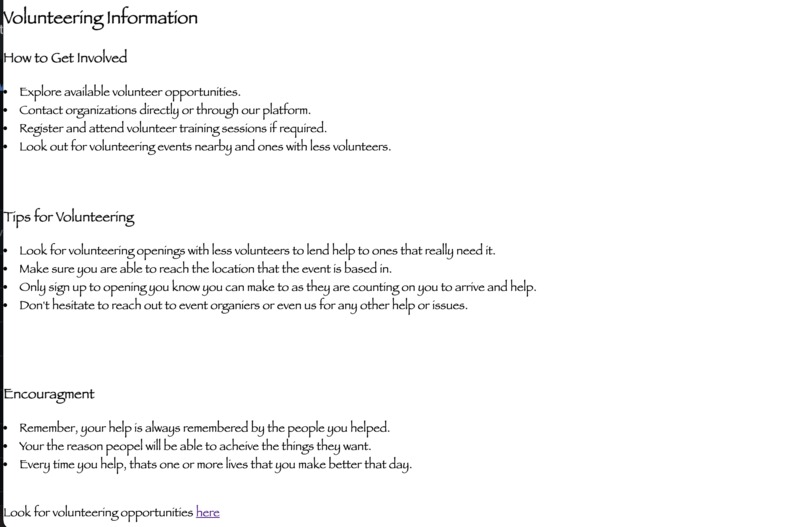 FindMyVolunteer – screenshot 4