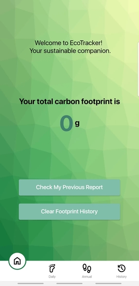 EcoTracker – screenshot 1