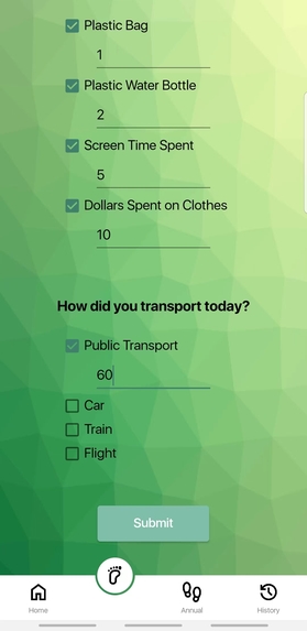 EcoTracker – screenshot 3