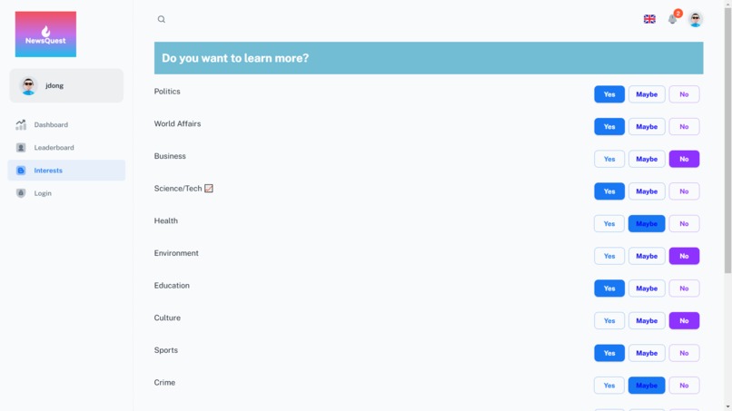 NewsQuest – screenshot 5