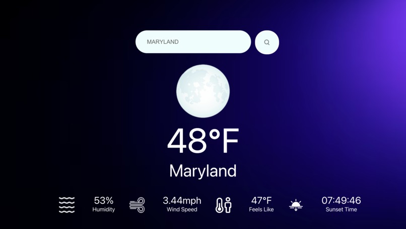 UMD Weather – screenshot 2