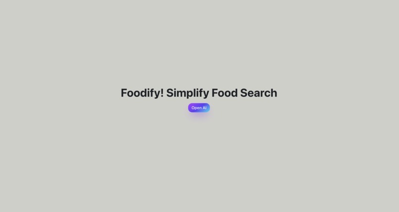 Foodify – screenshot 1