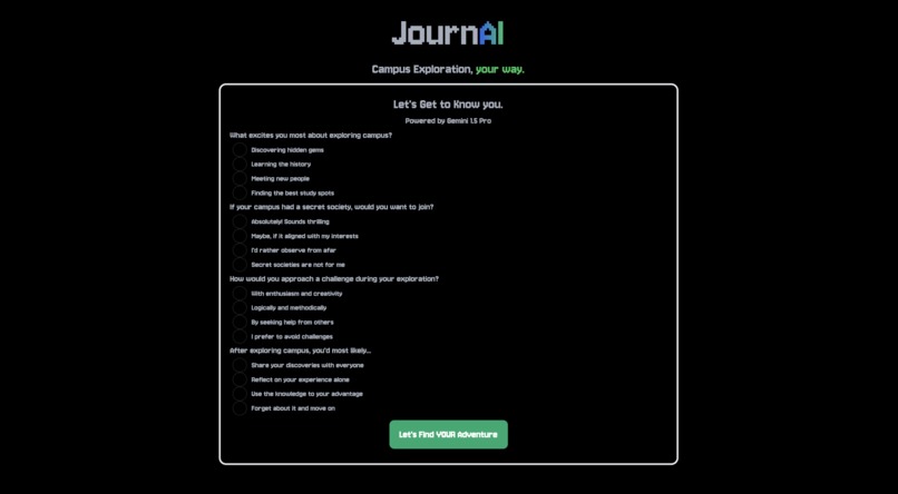 JournAI – screenshot 4