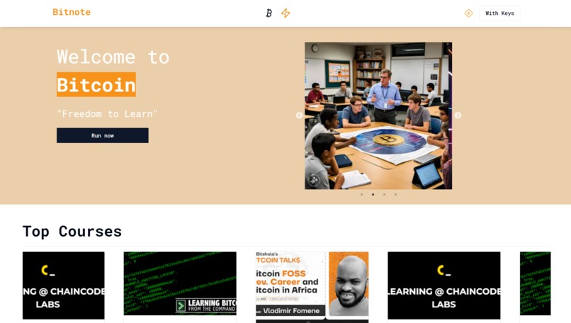 Bitnote – screenshot 1