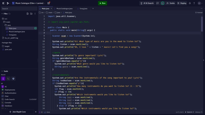 Music Catalogue – screenshot 1