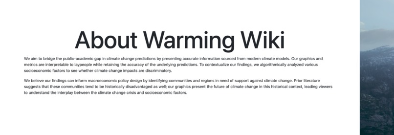 Warming Wiki – screenshot 3