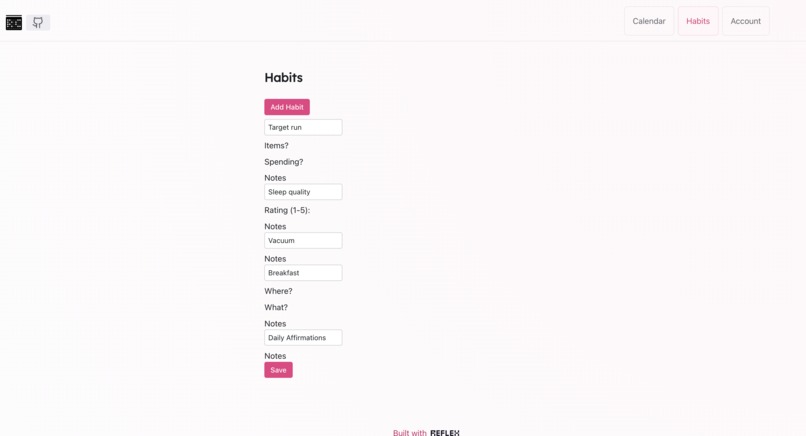 Recall – screenshot 2