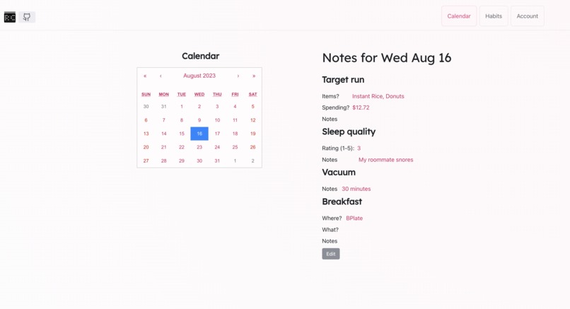 Recall – screenshot 4