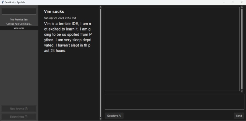 GemJournal – screenshot 2