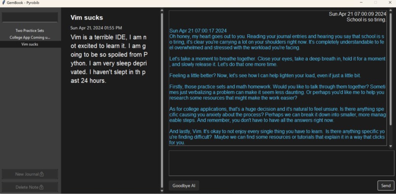 GemJournal – screenshot 3
