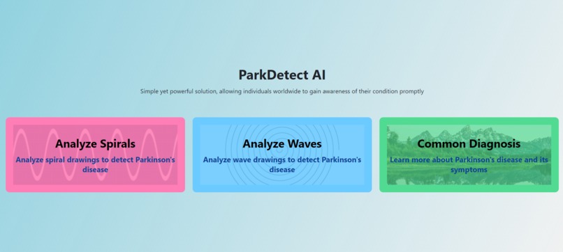 ParkinDetectAI – screenshot 1