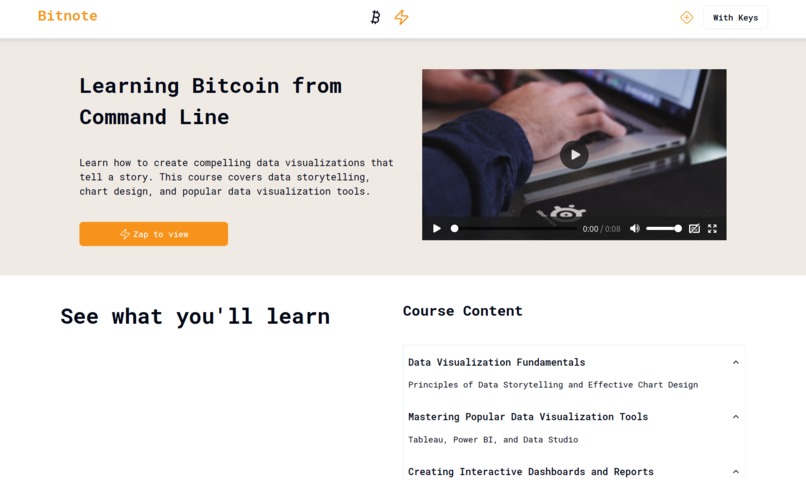 Bitnote – screenshot 2