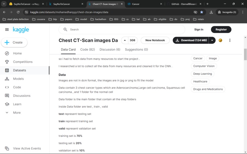 Cancer Detector for a Cancer Free World – screenshot 2