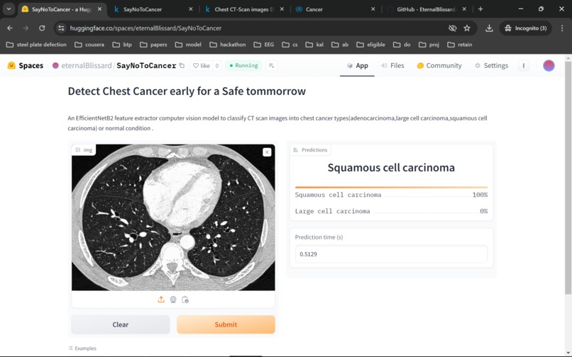 Cancer Detector for a Cancer Free World – screenshot 3