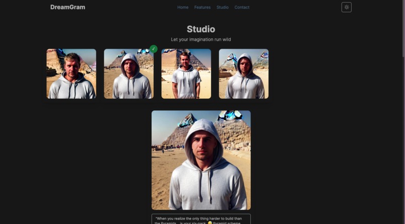 DreamGram – screenshot 2