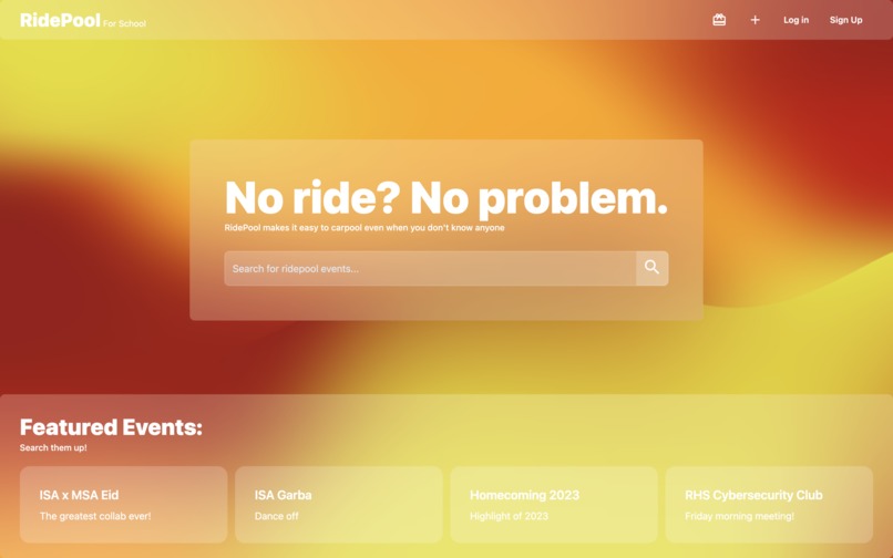 RidePool – screenshot 1
