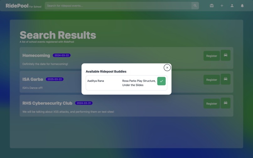 RidePool – screenshot 6
