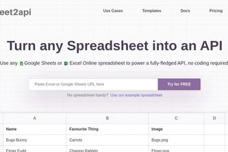 sheet2api | Devpost