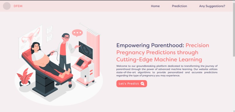 Prediction of ceasarian or normal delivery using ML – screenshot 1