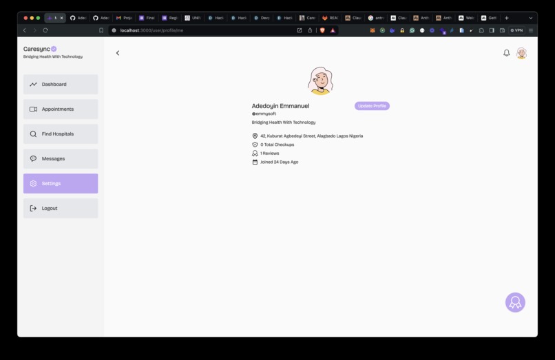 Caresync – screenshot 2