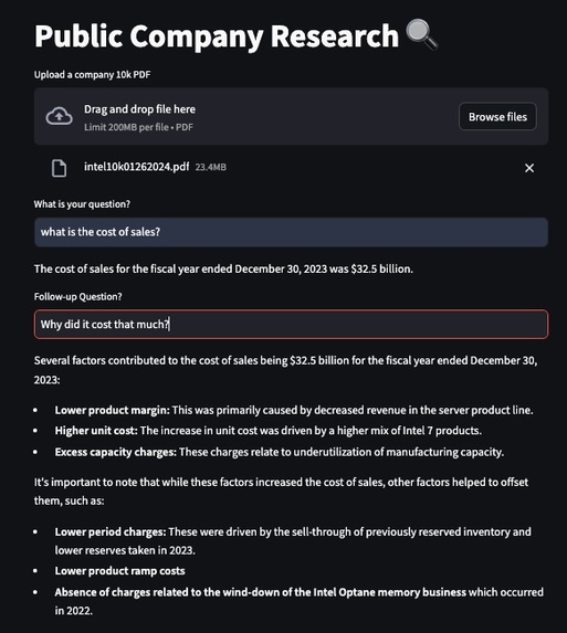 Public Company Research – screenshot 1