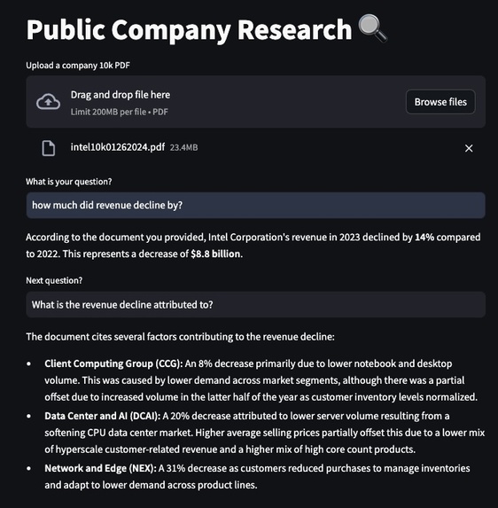 Public Company Research – screenshot 2