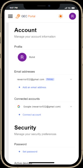 GEC PORTAL – screenshot 6