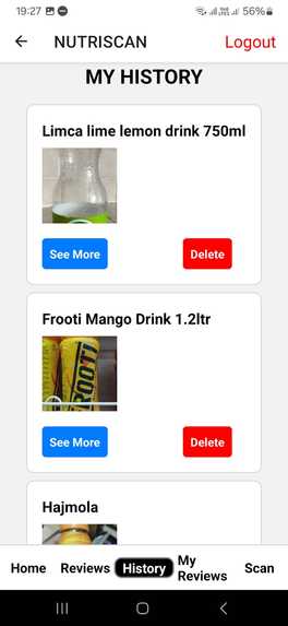 NutriScan  – screenshot 4