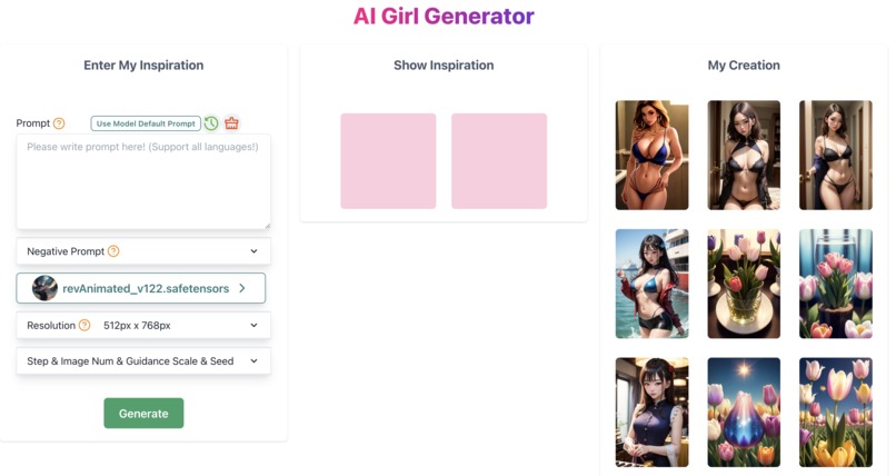 Girl Generator – screenshot 1