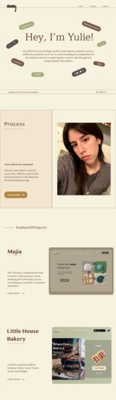 Yulie's Portfolio  – screenshot 1