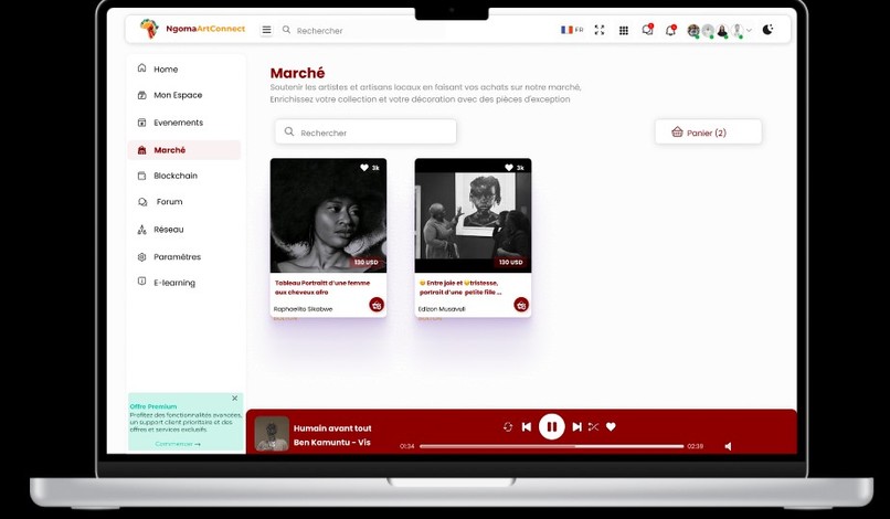 NgomaArtConnect – screenshot 2