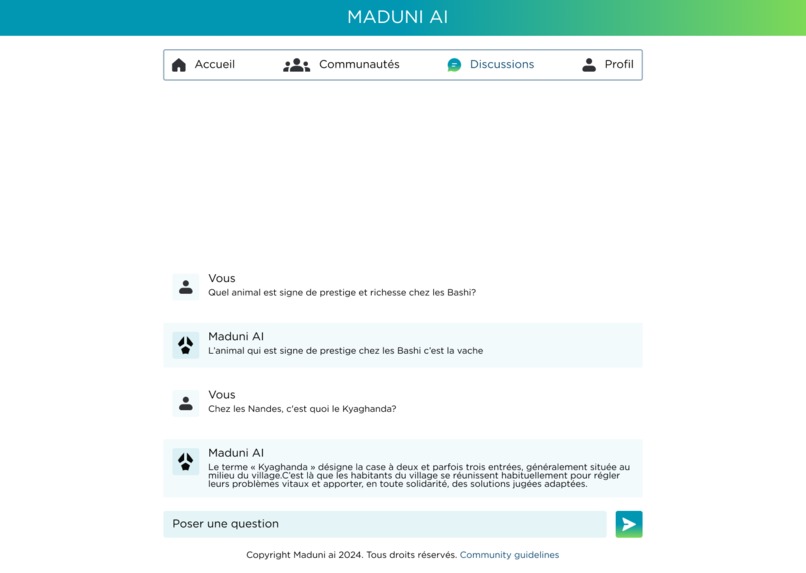 MADUNI AI – screenshot 1