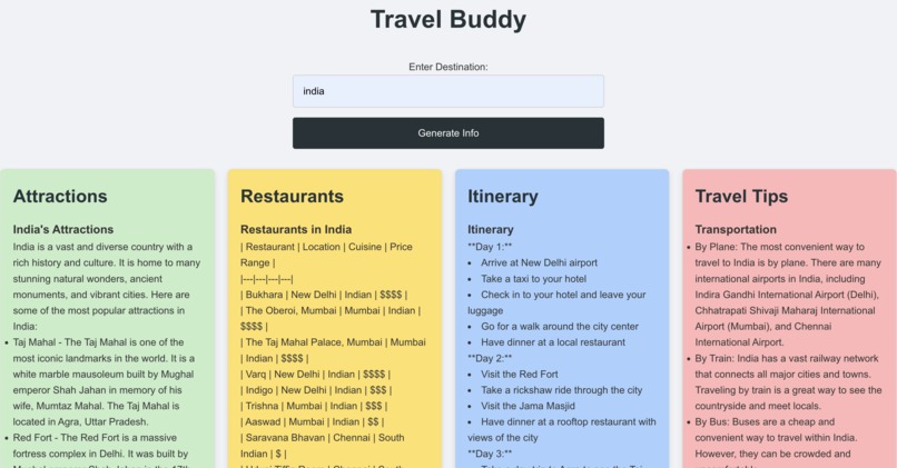 Travel Buddy – screenshot 1