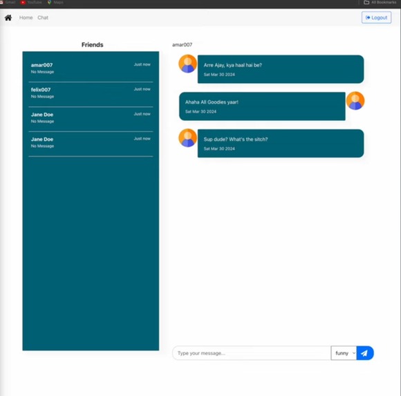 Weirdly Wired Chat – screenshot 1