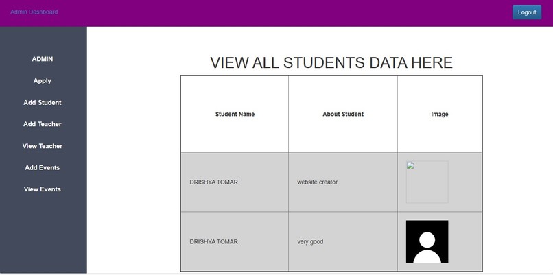 Student Management System For Committee – screenshot 6