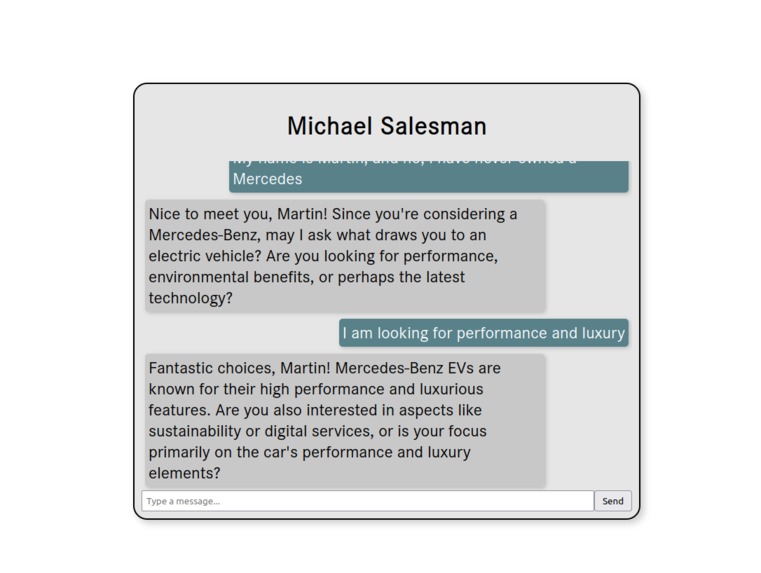 Michael - Mercedes-Benz Salesman – screenshot 1