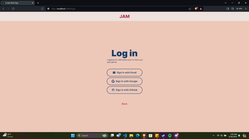 JAM – screenshot 1