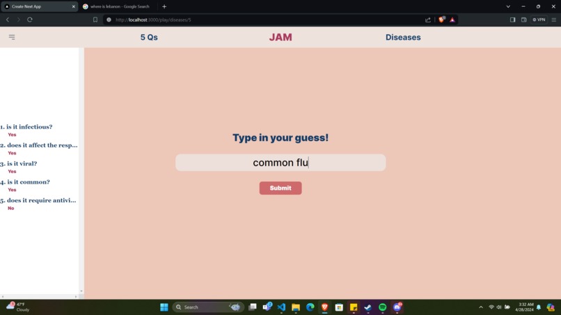 JAM – screenshot 2
