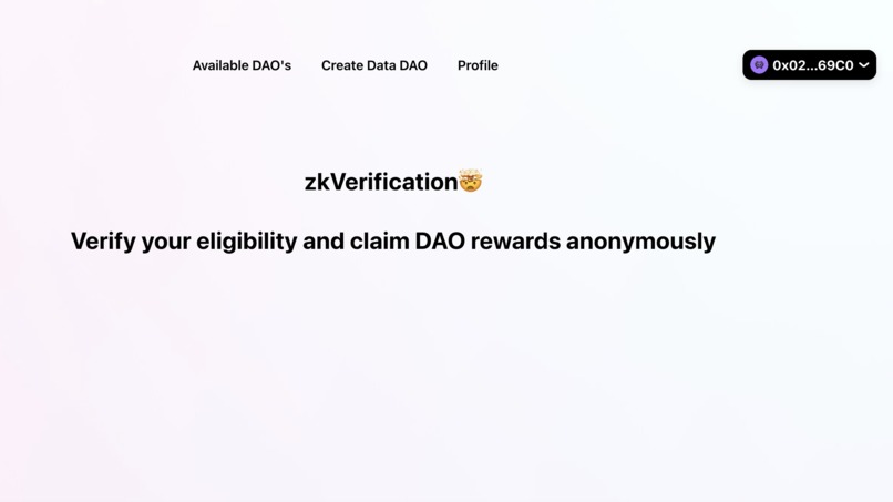 zkVerify – screenshot 2