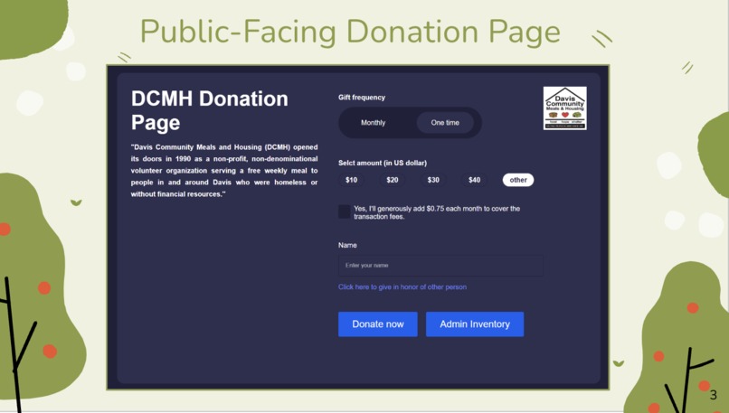 DCMH Donation & Inventory Project – screenshot 3