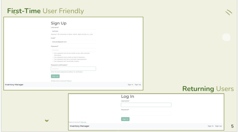 DCMH Donation & Inventory Project – screenshot 5