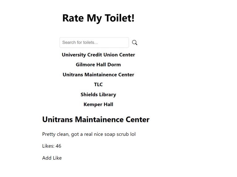 Rate My Toilet – screenshot 1