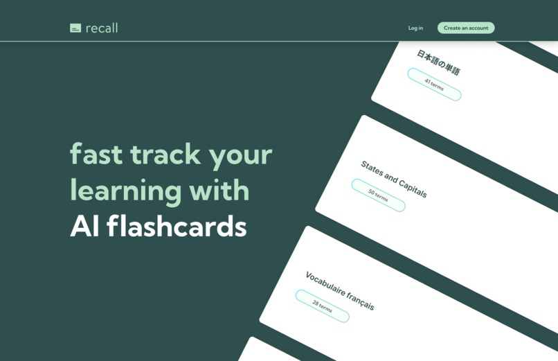 Recall – screenshot 1