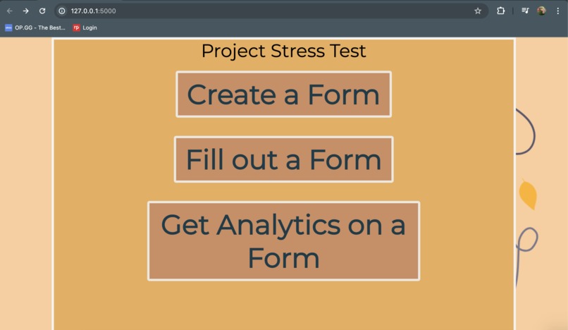 Project Stress Test – screenshot 1