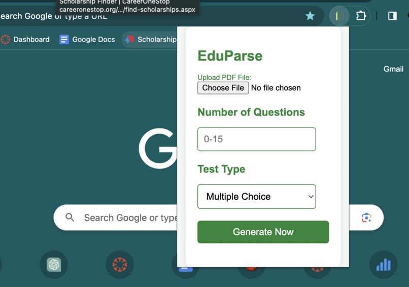 EduParse – screenshot 1