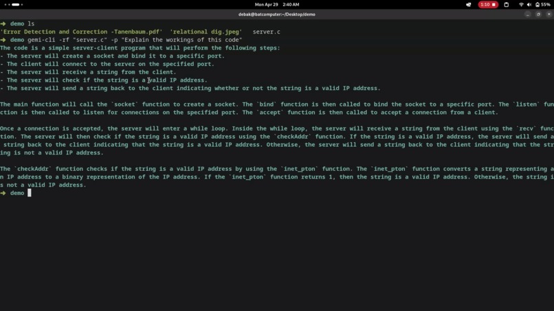 Gemi CLI – screenshot 1