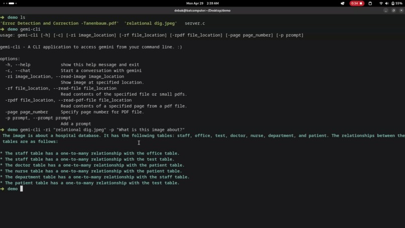 Gemi CLI – screenshot 2